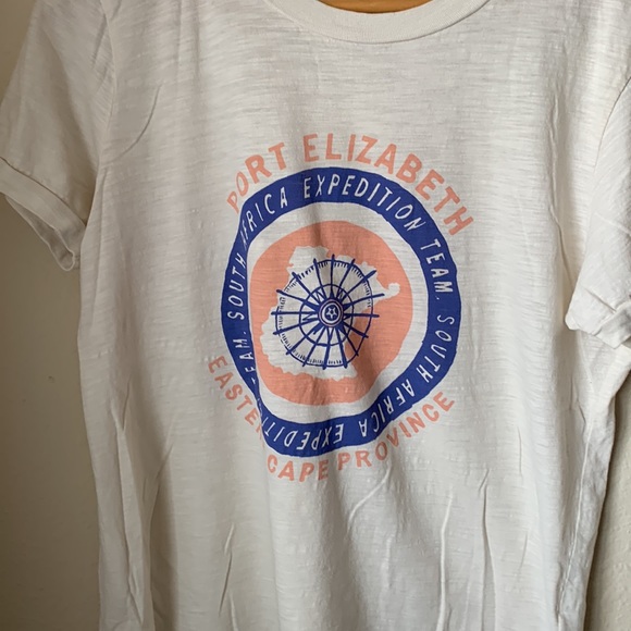 J.Crew Port Elizabeth tee in cream⛵️🚢🏝️ - Picture 3 of 14